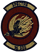Air Force 16th Special Operations Squadron Spice Brown OCP Scorpion Shoulder Patch With Velcro